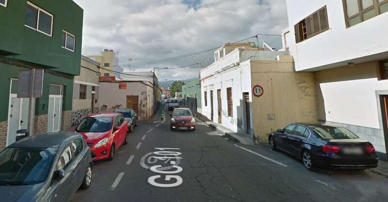 Tramo donde la carretera general de La Pardilla se estrecha/G.M.